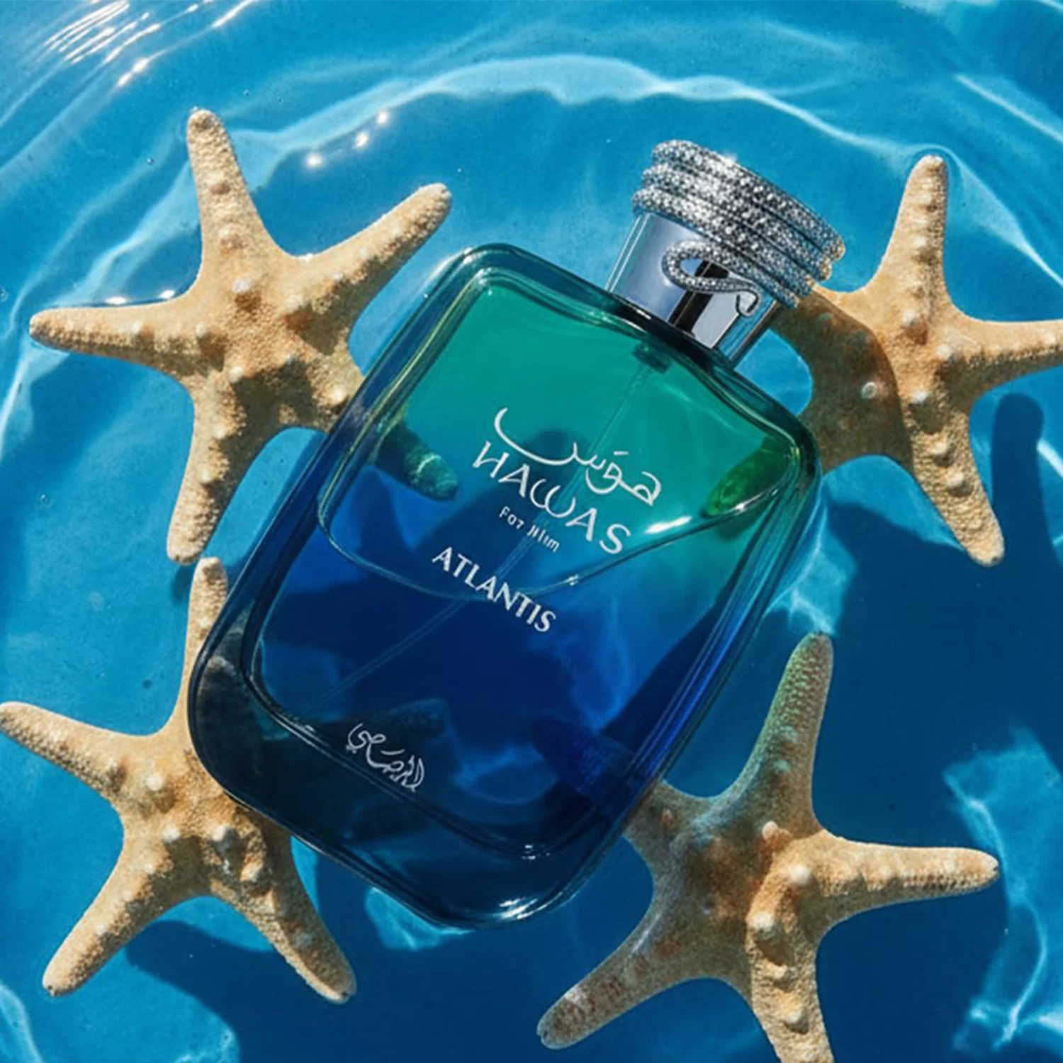 Nước hoa nam Hawas For Him Atlantis Rasasi 100ml sang trọng, hương biển tươi mát, nam tính